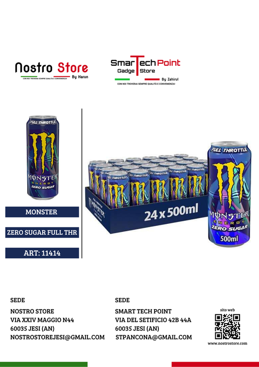 MONSTER ZERO SUGAR FULL THR 500ML ITA