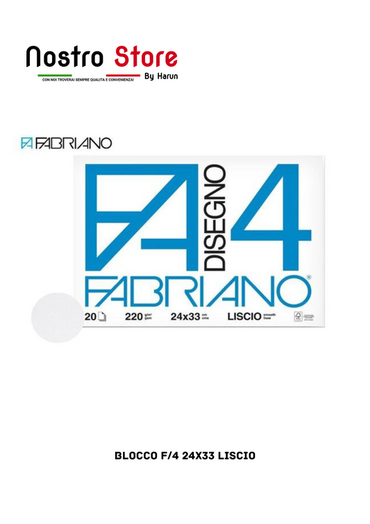 blocco f/4 24x33 liscio