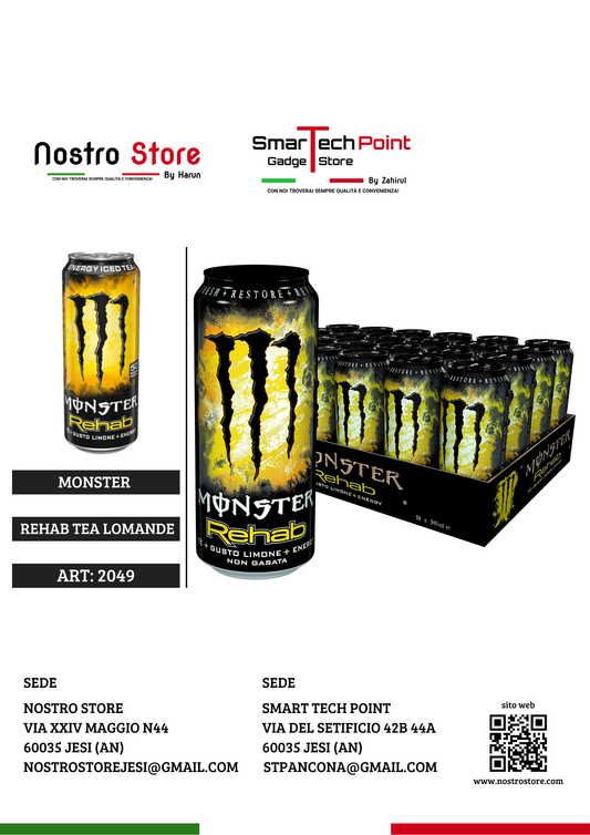 MONSTER REHAB TEA LOMANDE 500ML ITA