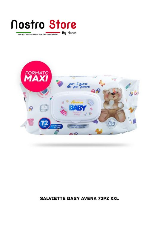SALVIETTE BABY AVENA 72PZ XXL