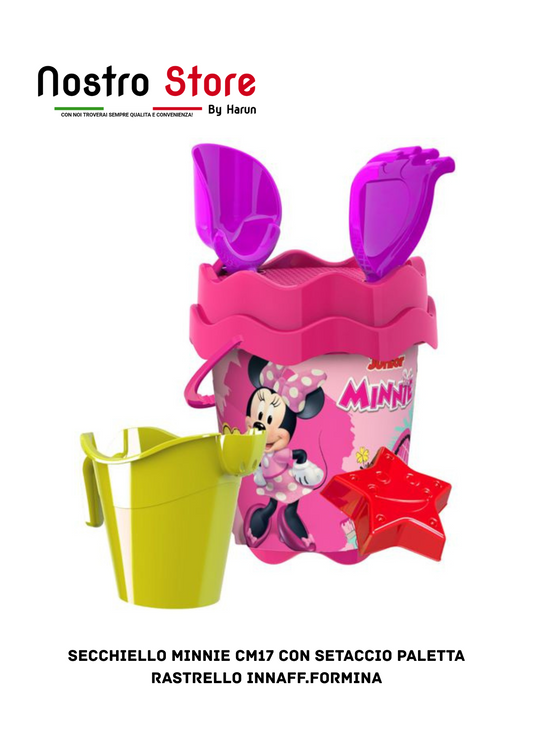SECCHIELLO MINNIE CM17 CON SETACCIO PALETTA RASTRELLO INNAFF.FORMINA