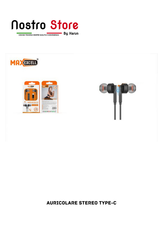 AURICOLARE STEREO TYPE-C