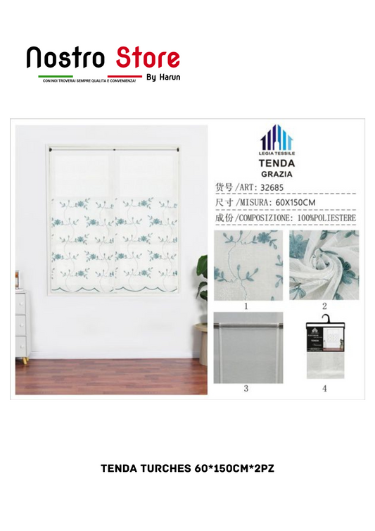 TENDA TURCHES 60*150CM*2PZ
