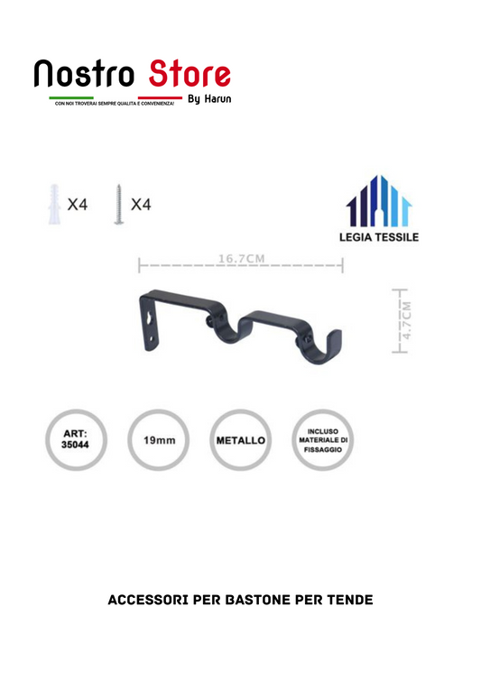 ACCESSORI PER BASTONE PER TENDE