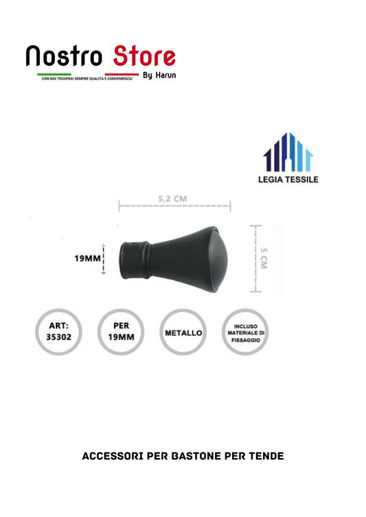 ACCESSORI PER BASTONE PER TENDE