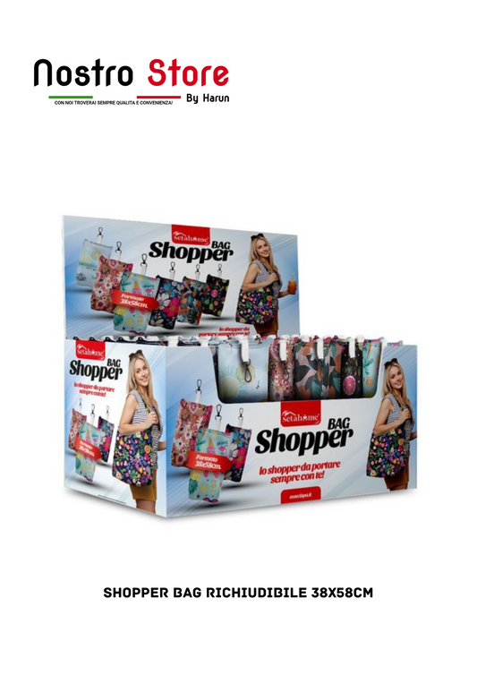SHOPPER BAG RICHIUDIBILE 38X58CM