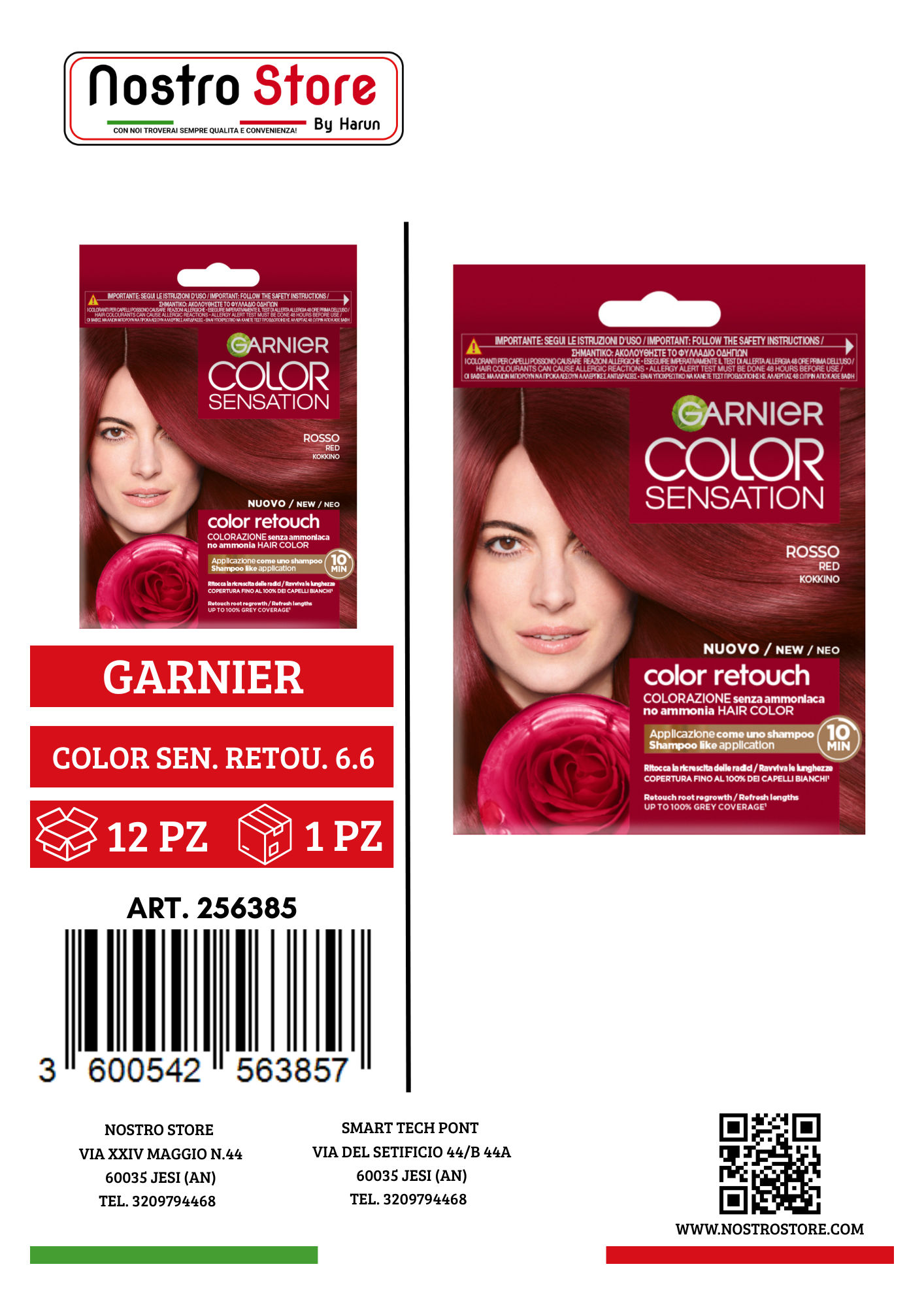 COLOR SENSATION RETOUCH ROSSO 6.6