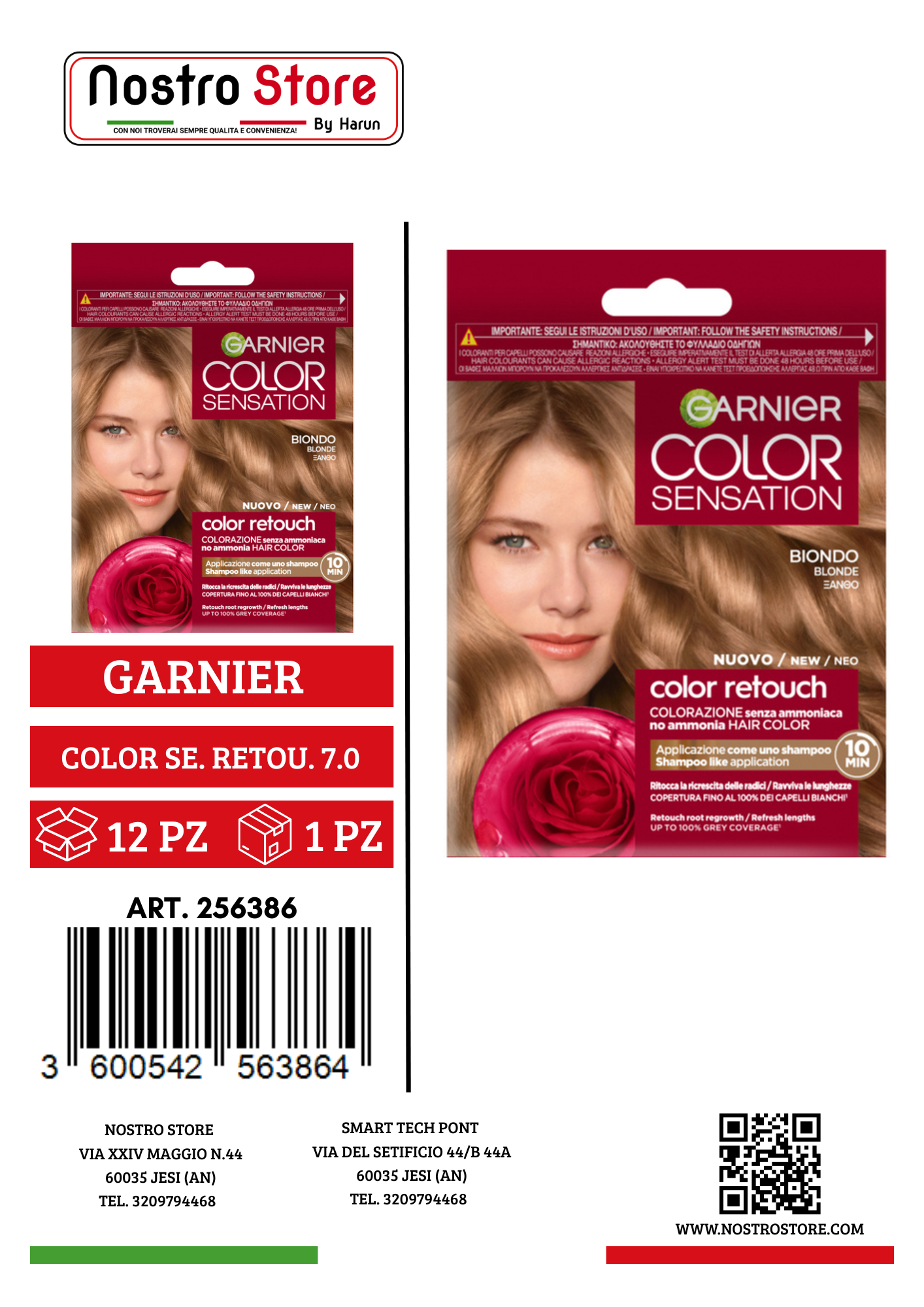 COLOR SENSATION RETOUCH BIONDO 7.0