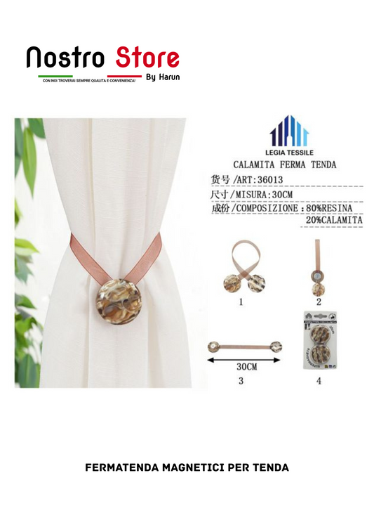 FERMATENDA MAGNETICI PER TENDA