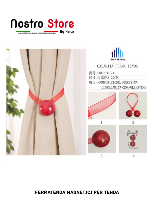 FERMATENDA MAGNETICI PER TENDA