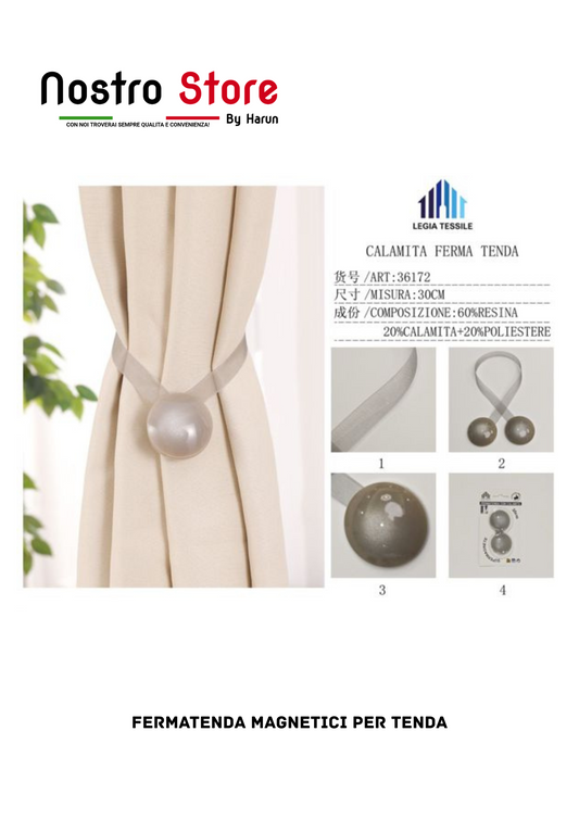 FERMATENDA MAGNETICI PER TENDA