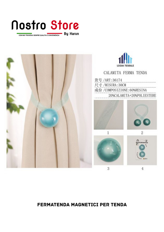 FERMATENDA MAGNETICI PER TENDA