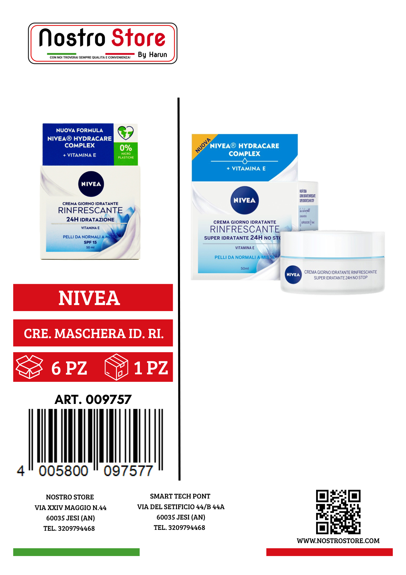 NIVEA CREMA MASCHERA IDRATANTE RINFRESCANTE