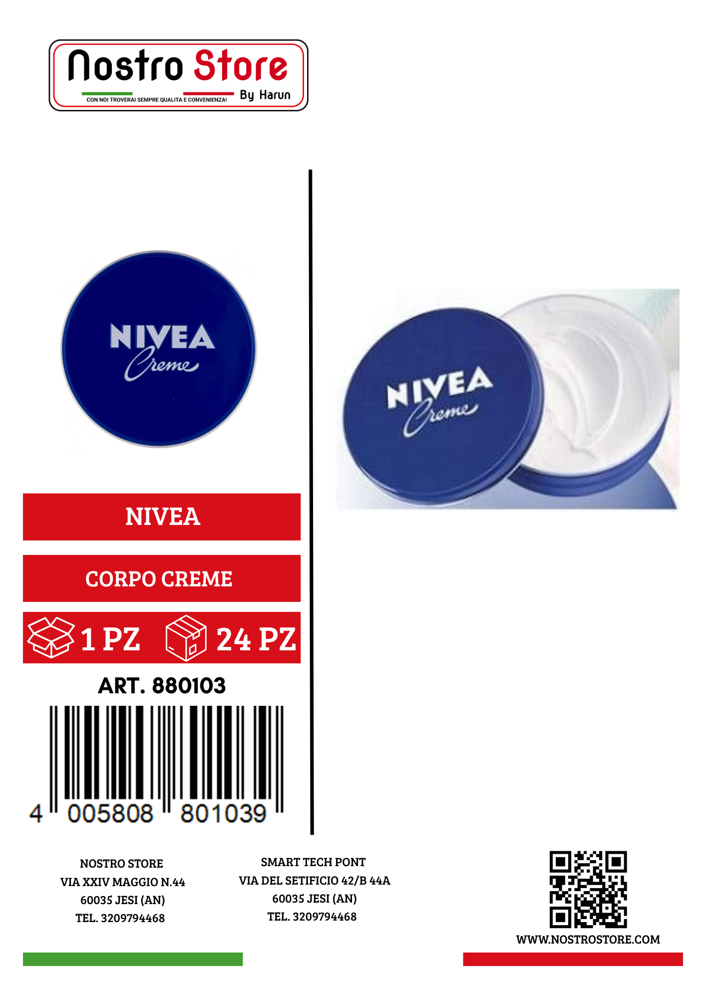 NIVEA CORPO CREME MEDIAML 75