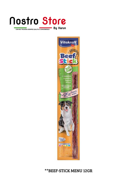 **BEEF-STICK MENU 12GR