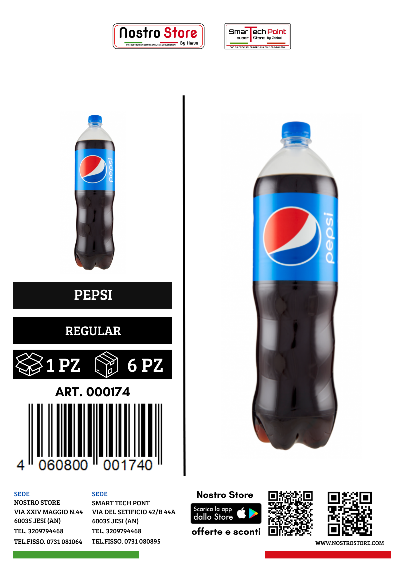 PEPSI REGULAR 1500 ML PET AXL IT