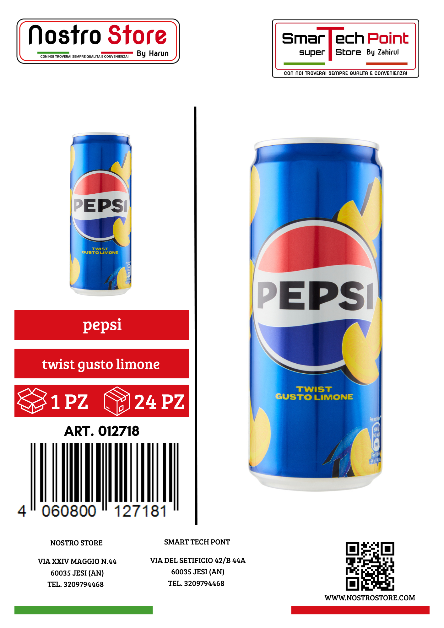Pepsi Twist Gusto Limone 330 ml