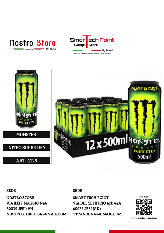 MONSTER NITRO SUPER DRY 500ML ITA