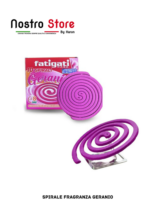 SPIRALE FRAGRANZA GERANIO