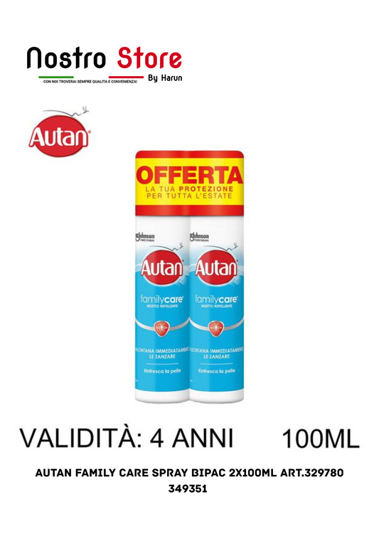 AUTAN FAMILY CARE SPRAY BIPAC 2x100ML ART.329780 349351