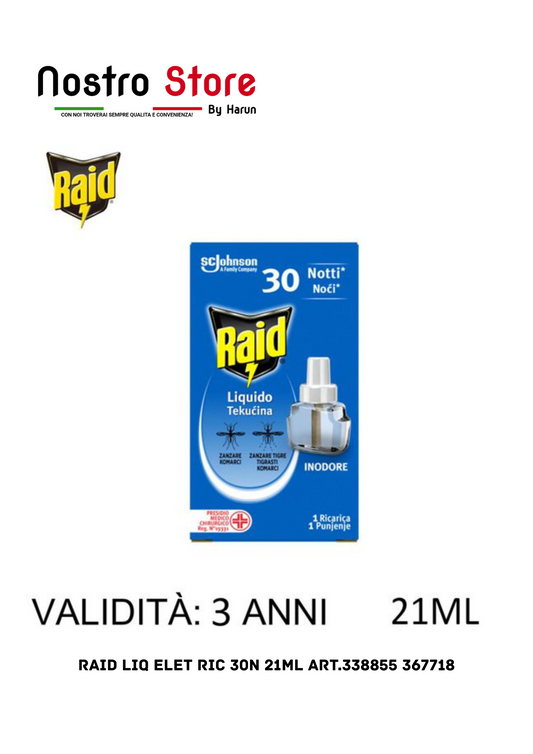 RAID LIQ ELET RIC 30N 21ML ART.338855 367718