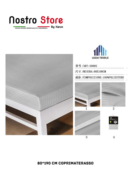 80*190 CM COPRIMATERASSO