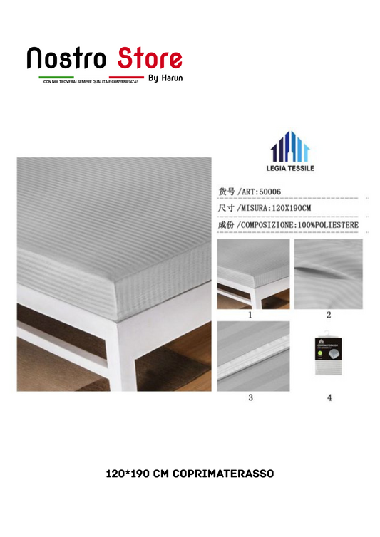 120*190 CM COPRIMATERASSO