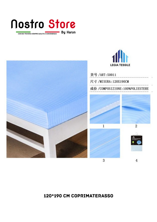 120*190 CM COPRIMATERASSO