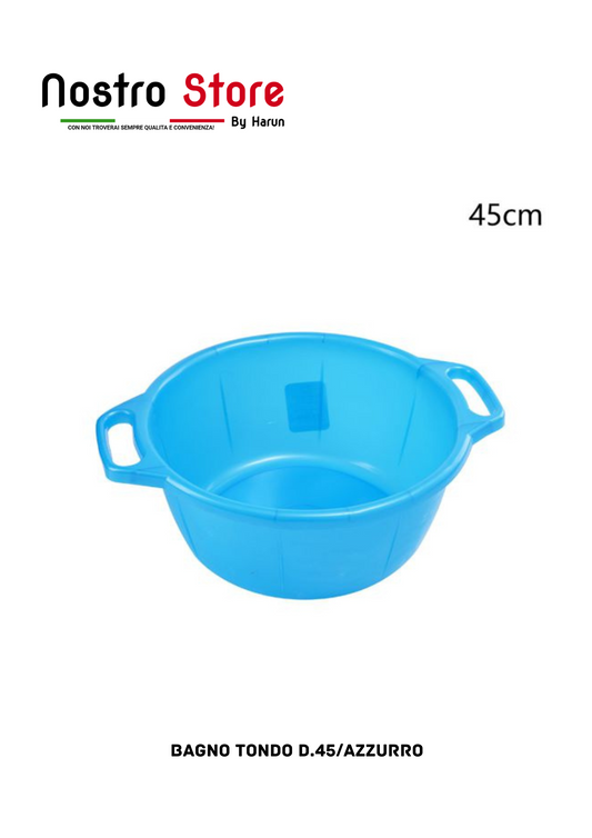 BAGNO TONDO D.45/AZZURRO
