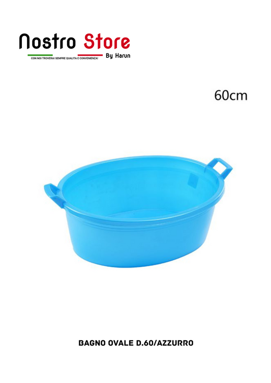 BAGNO OVALE D.60/AZZURRO