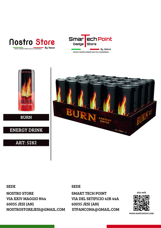 BURN ENERGY DRINK 250ML ITA