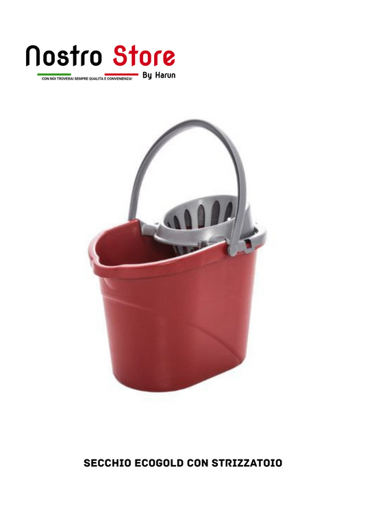 SECCHIO ECOGOLD CON STRIZZATOIO