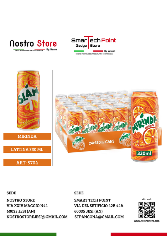 MIRINDA LATTINA 330ML ITA