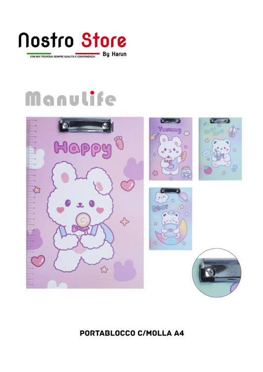 PORTABLOCCO C/MOLLA A4