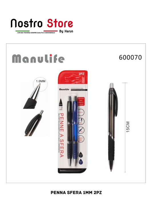 PENNA SFERA 1MM 2PZ