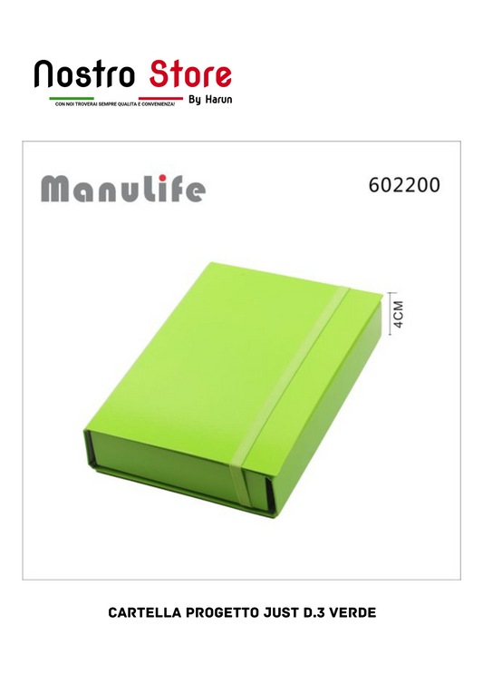 CARTELLA PROGETTO JUST D.3 VERDE