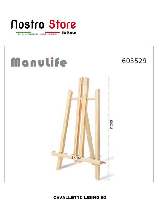 CAVALLETTO LEGNO 50