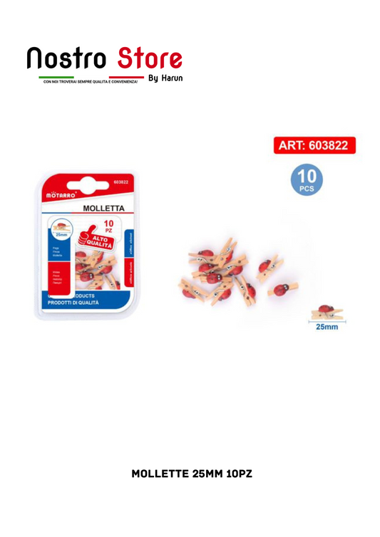 MOLLETTE 25mm 10PZ
