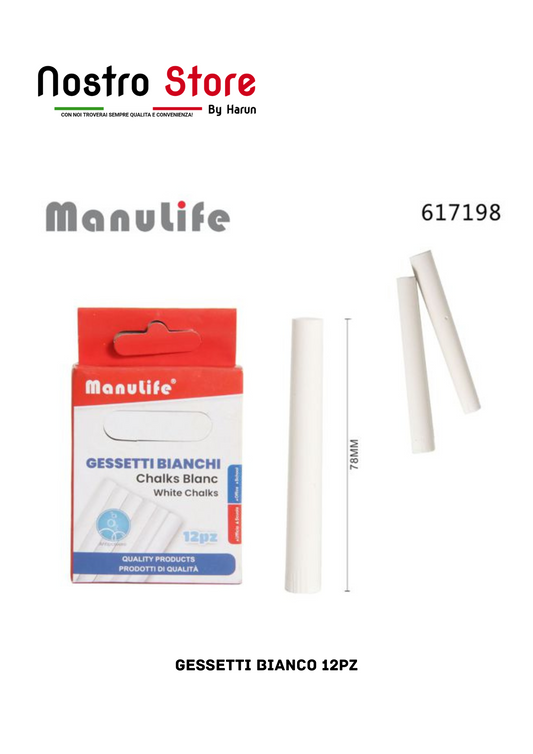 GESSETTI BIANCO 12PZ