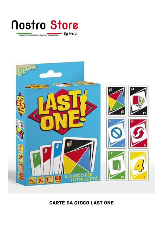 CARTE DA GIOCO LAST ONE