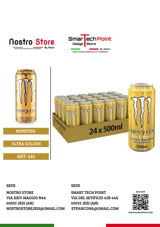 MONSTER ULTRA GOLDEN 500ML ITA