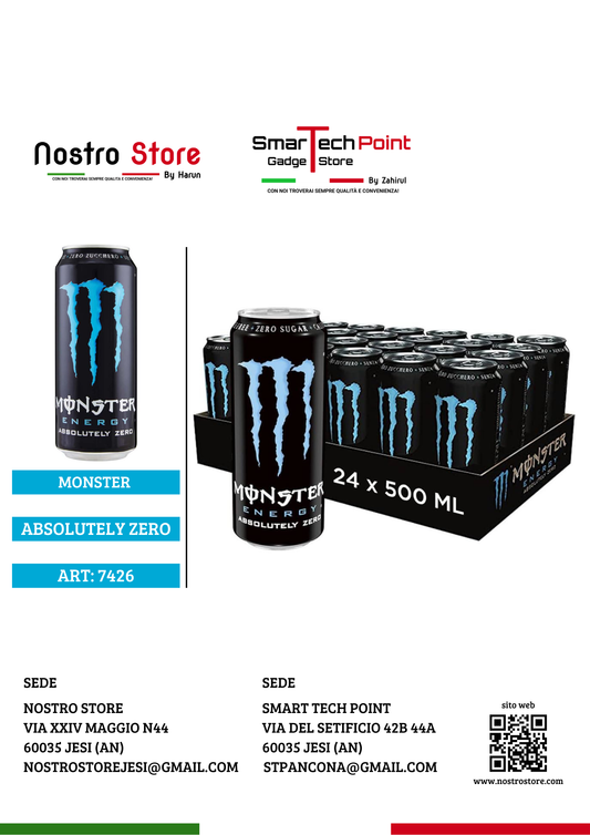 MONSTER ABSOLUTELY ZERO 500ML ITA