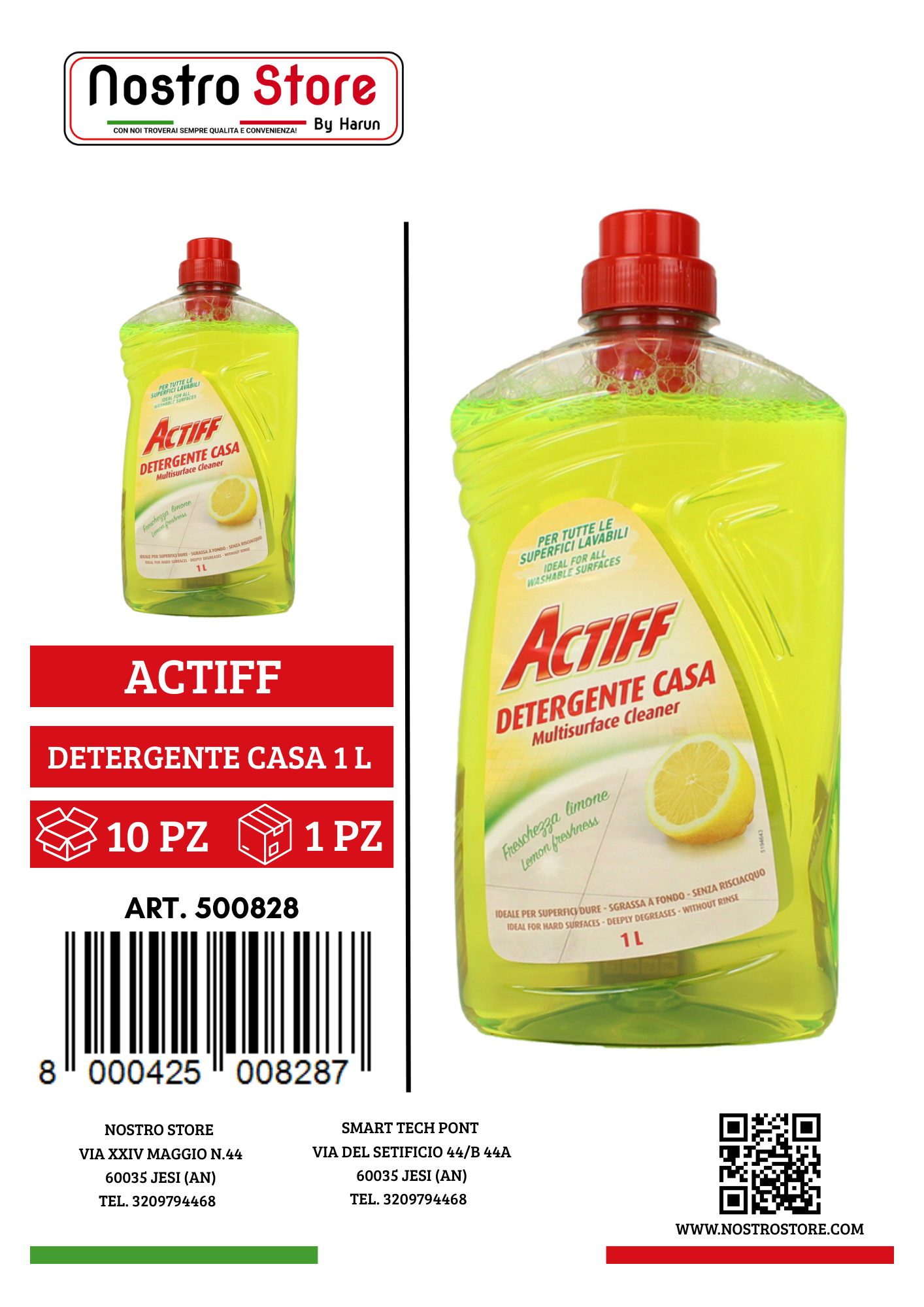 ACTIFF PAVIMENTI LIMONE1L