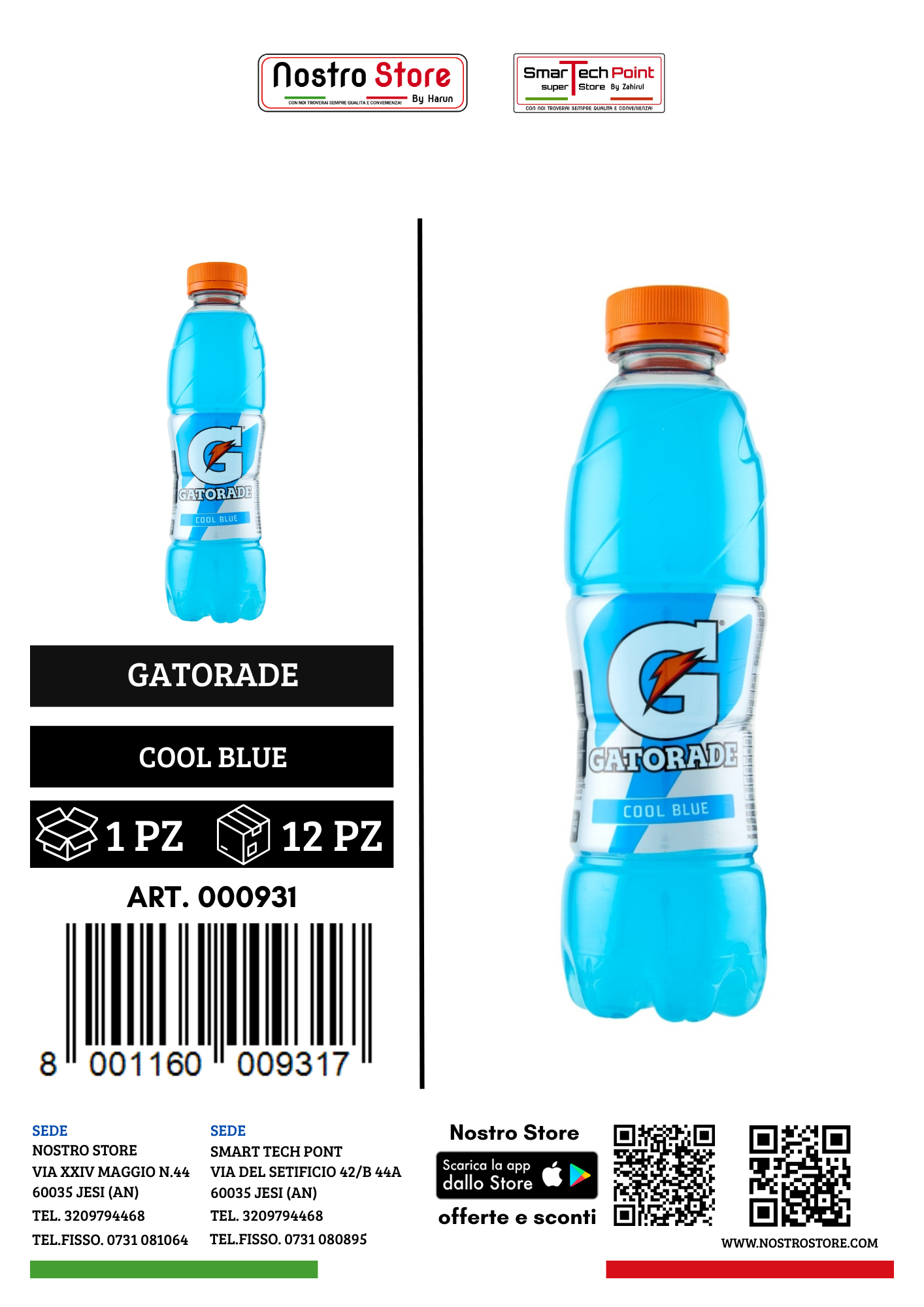GATORADE COOL BLUE 500 ML FC