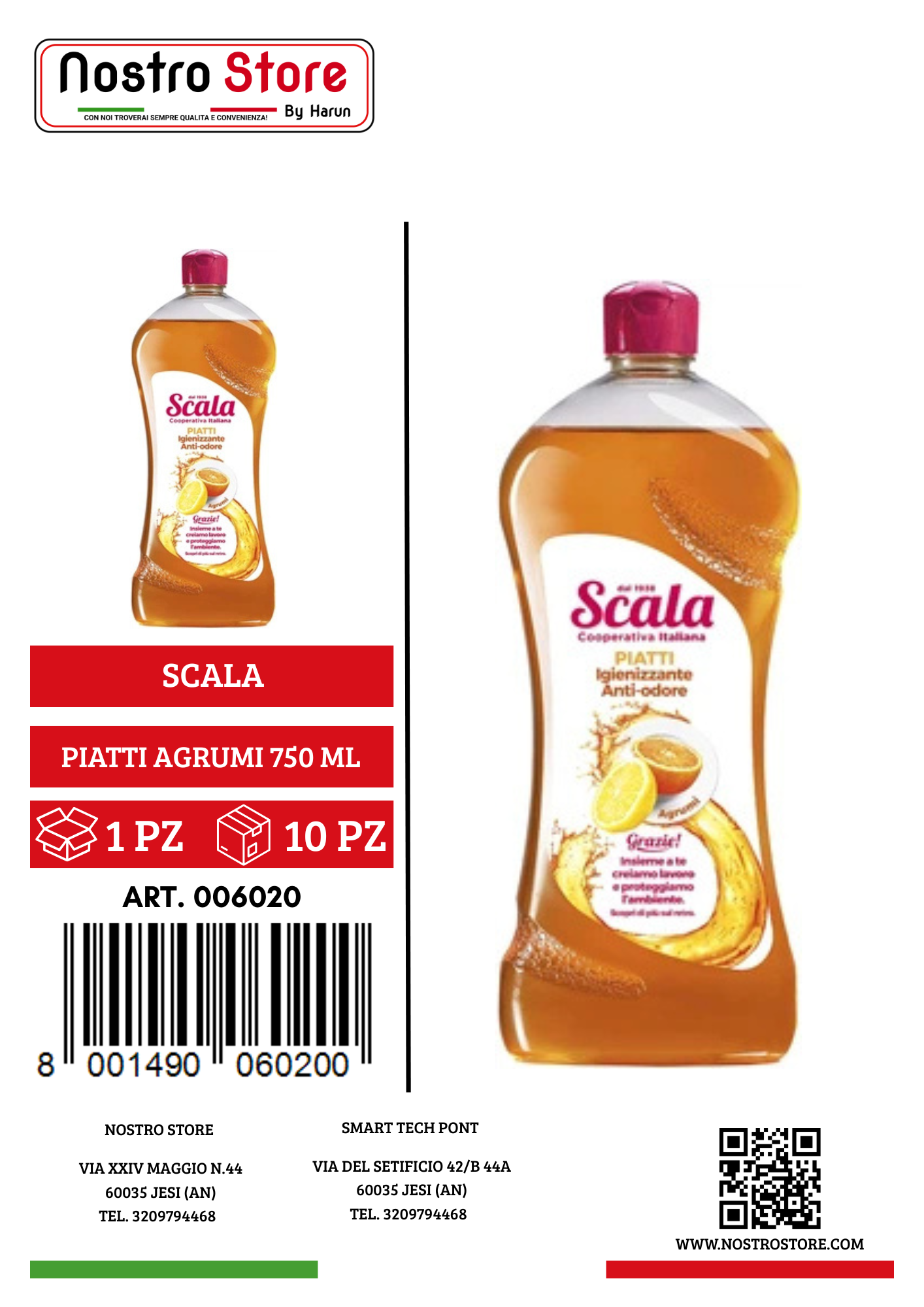 SCALA PIATTI AGRUMI 750 ML