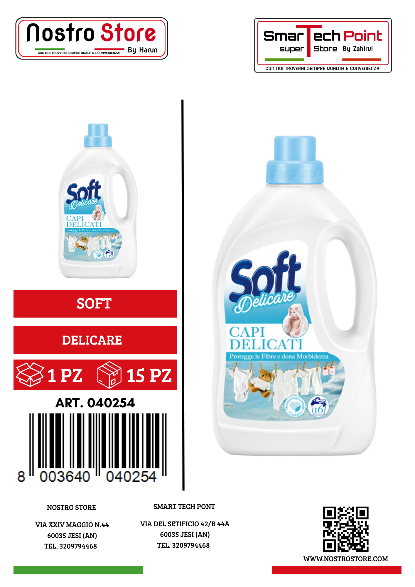 SOFT DELICARE CAPI DELICATI 16 LAV. 900ML