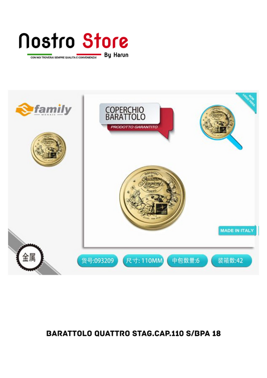BARATTOLO QUATTRO STAG.CAP.110 S/BPA 18