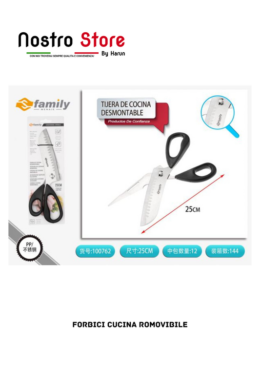 FORBICI CUCINA ROMOVIBILE