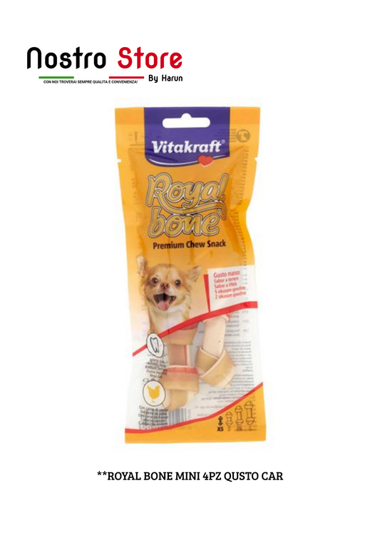 **ROYAL BONE MINI 4PZ QUSTO CAR