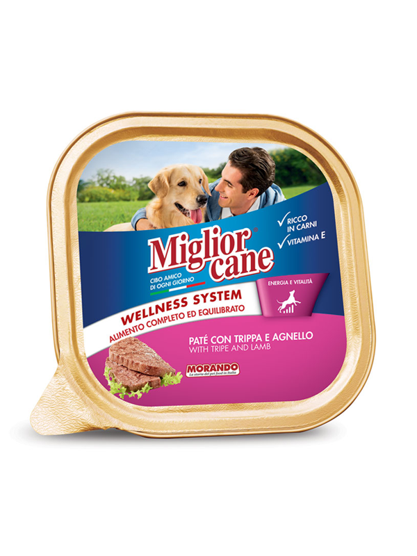 MIGLIOR CANE PATE' TRIPPA-AGNELLO VASCHETTA 300 GRAMMI